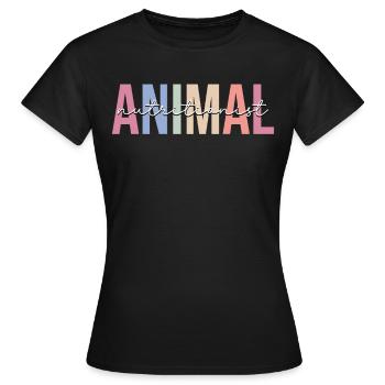 Vétérinaire Amoureux des animaux - T-shirt Femme - noir - Devant - AI Model Female 172 dark (172cm)