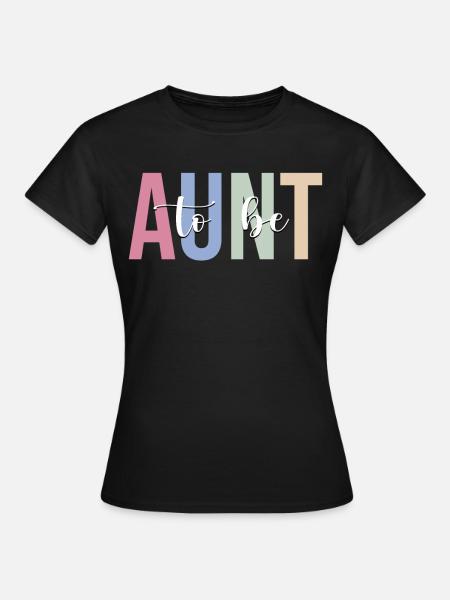 Zum Tantchen befördert - Frauen T-Shirt - Schwarz