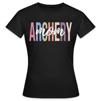Archer arc et flèche - T-shirt Femme - noir - Devant - AI Model Female 172 dark (172cm)
