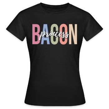 Speck Liebhaber Speck Mädchen - Frauen T-Shirt - Schwarz - Vorne - AI Model Female 172 dark (172cm)