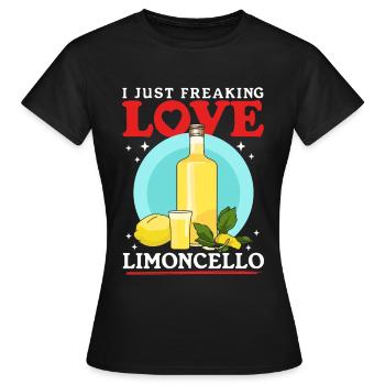 Limoncello Liqueur Lemons Gift - Women's T-Shirt - black - Front - AI Model Female 172 dark (172cm)