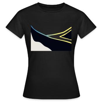 Humuhumunukunukuapuaa Hawaii-Riff-Drückerfisch - Frauen T-Shirt - Schwarz - Vorne - AI Model Female 172 dark (172cm)