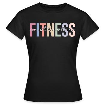 Entraîneurs de fitness Entraîneurs de fitness Gym Workou - T-shirt Femme - noir - Devant - AI Model Female 172 dark (172cm)