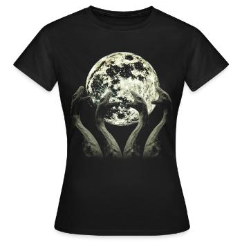 Monster von Loch Ness Nessie Plesiosaurier Heulend - Frauen T-Shirt - Schwarz - Vorne - AI Model Female 172 dark (172cm)