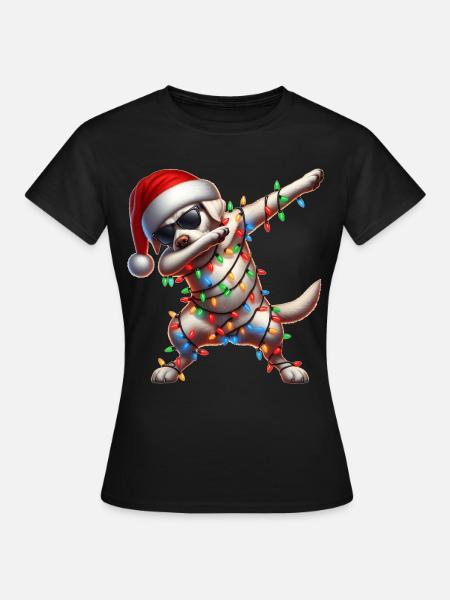 Tupfende Labrador Retriever Sonnenbrille Niedlich - Frauen T-Shirt - Schwarz