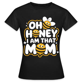 abeille abeille apicultrice abeille abeille - T-shirt Femme - noir - Devant - AI Model Female 172 dark (172cm)
