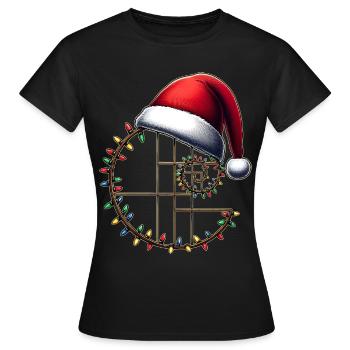 Fibonacci Goldener Schnitt Heilige Geometrie - Frauen T-Shirt - Schwarz - Vorne - AI Model Female 172 dark (172cm)