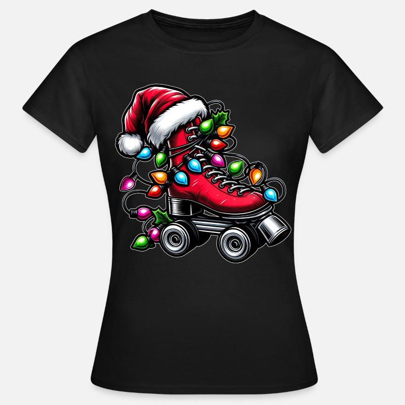 Roller Skating Skater Skate Roller Skates - Women's T-Shirt - black