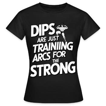 Training Arc - Frauen T-Shirt - Schwarz - Vorne - AI Model Female 172 dark (172cm)