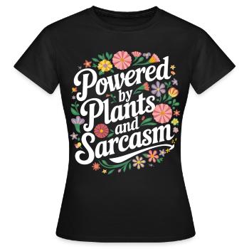 Végétarien Végétalien Végétarien Végétarien - T-shirt Femme - noir - Devant - AI Model Female 172 dark (172cm)