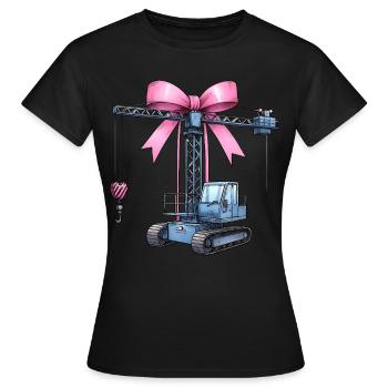 Coquette Arch Grutier Opérateur de grue - T-shirt Femme - noir - Devant - AI Model Female 172 dark (172cm)