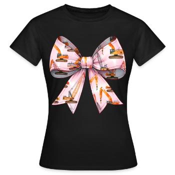 Coquette Arch Grutier Opérateur de grue - T-shirt Femme - noir - Devant - AI Model Female 172 dark (172cm)