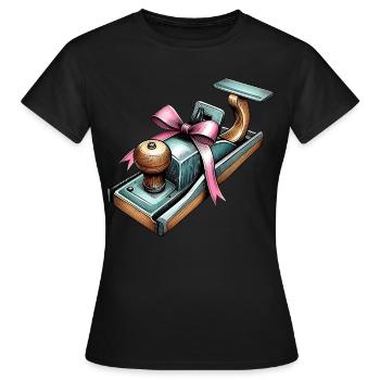Coquette Arc Menuisier - T-shirt Femme - noir - Devant - AI Model Female 172 dark (172cm)