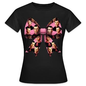 Arc Coquet Machiavel Le Prince - T-shirt Femme - noir - Devant - AI Model Female 172 dark (172cm)