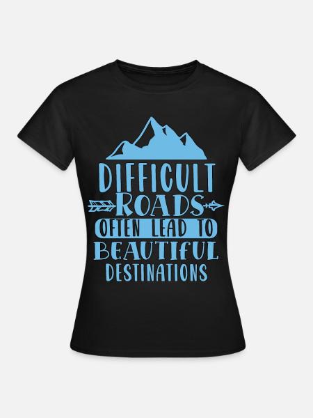 Un proverbe motivant - T-shirt Femme - noir