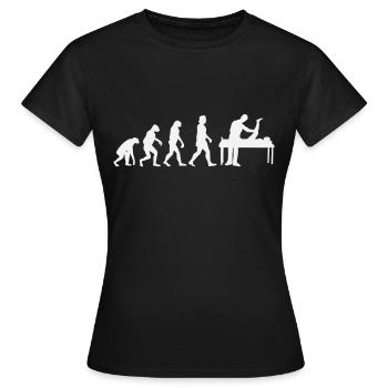 Physiothérapeute Evolution Physiotherapie Physio - T-shirt Femme - noir - Devant - AI Model Female 172 dark (172cm)