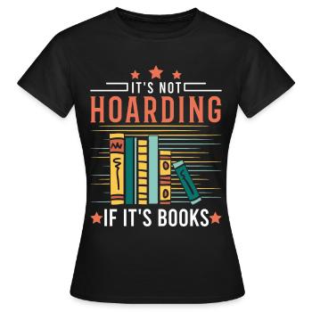 Lire les livres Bouquin Books Leeratte - T-shirt Femme - noir - Devant - AI Model Female 172 dark (172cm)
