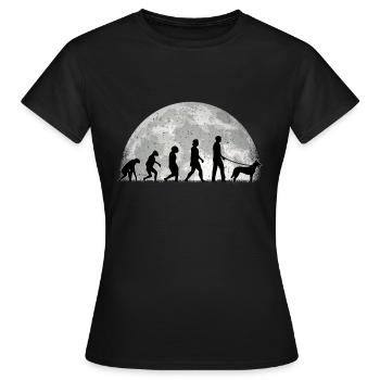 Hollandse Herder Renard Berger hollandais - T-shirt Femme - noir - Devant - AI Model Female 172 dark (172cm)