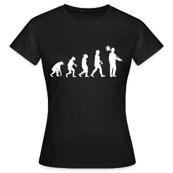 Chimney Sweep Evolution Chimney Chimney Sweep - Women's T-Shirt - black - Front - AI Model Female 172 dark (172cm)