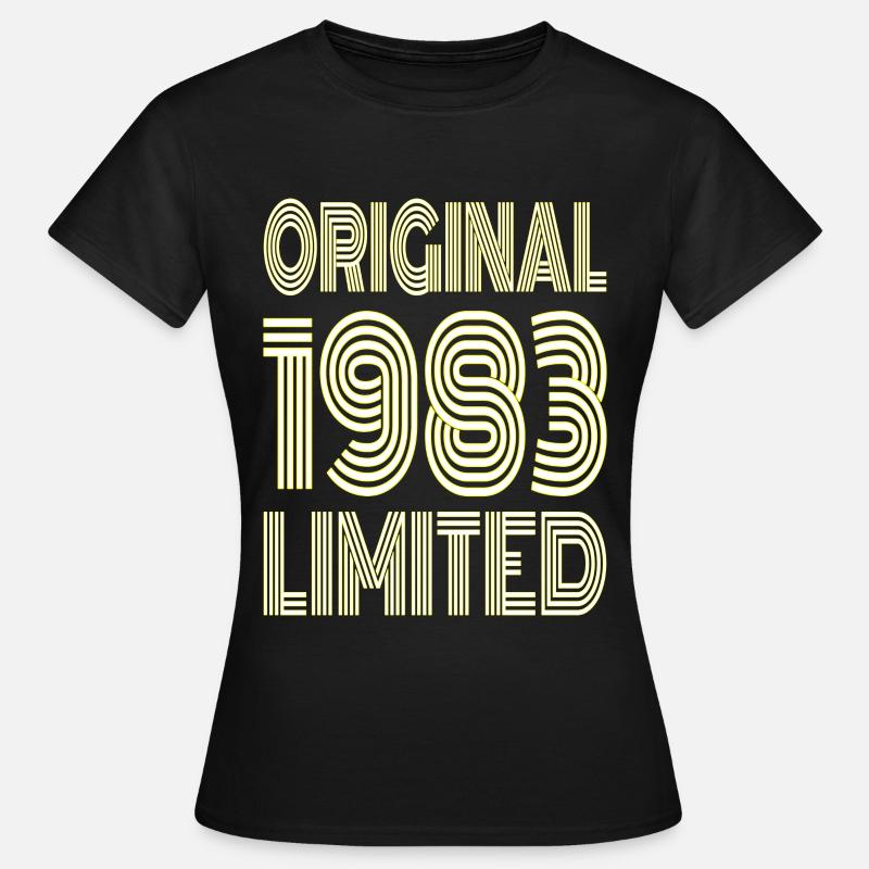Original 1983 Limité - T-shirt Femme - noir