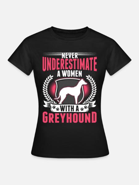 Greyhound Mrs British Greyhound - Women's T-Shirt - black