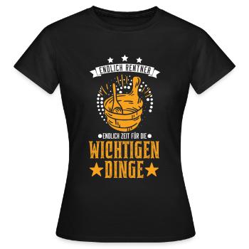 Sauna Rentner Saunieren Opa Saunagänger - Frauen T-Shirt - Schwarz - Vorne - AI Model Female 172 dark (172cm)