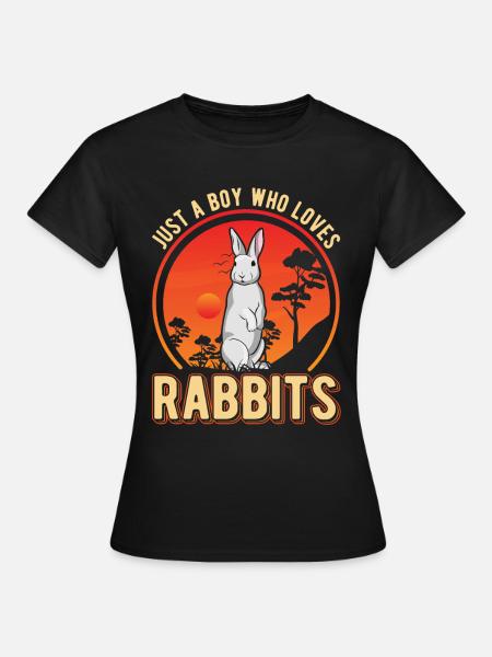 Lapin Jeune Lapin Lapin Lapin - T-shirt Femme - noir