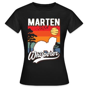 Martre Murmure Arbre Martre - T-shirt Femme - noir - Devant - AI Model Female 172 dark (172cm)