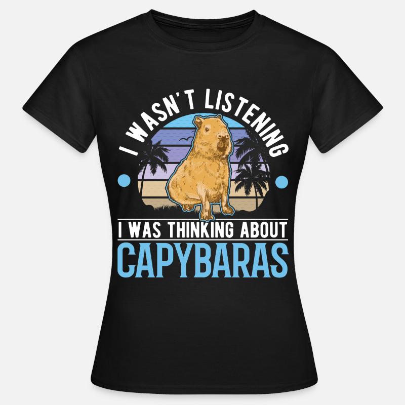 Capybara Gift Capybara - Women's T-Shirt - black