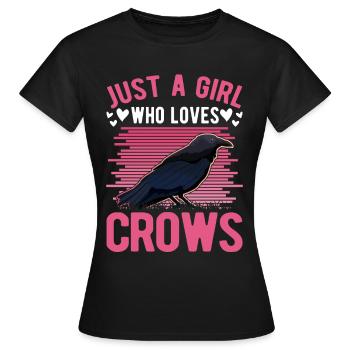 Corbeau Corbeau Corbeau - T-shirt Femme - noir - Devant - AI Model Female 172 dark (172cm)