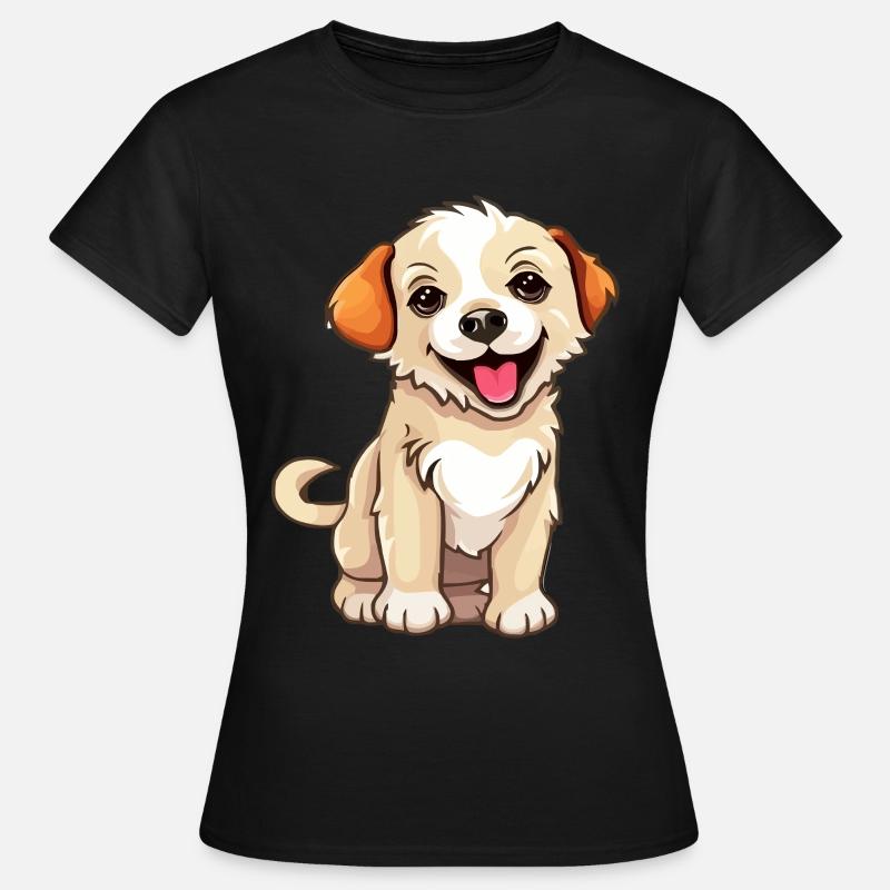 Cute pooch - Women's T-Shirt - black