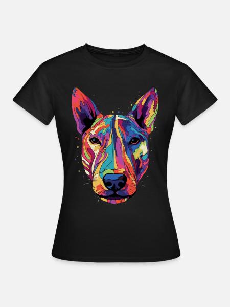 Bullterrier Color Miniature Bull Terrier - Frauen T-Shirt - Schwarz