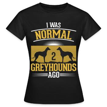 Lévrier cadeau lévrier Galgo - T-shirt Femme - noir - Devant - AI Model Female 172 dark (172cm)