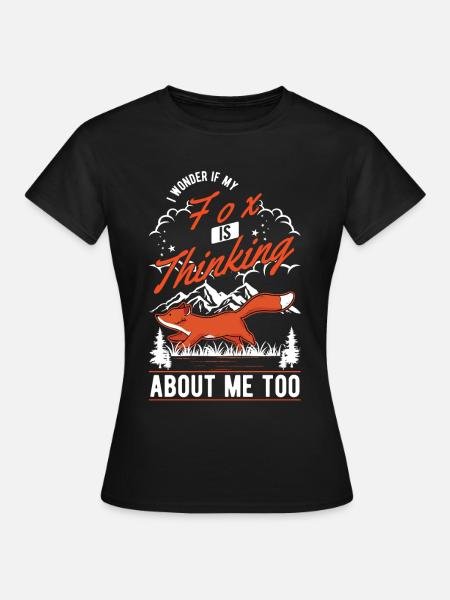 Fuchs Geschenk Rotfuchs - Frauen T-Shirt - Schwarz