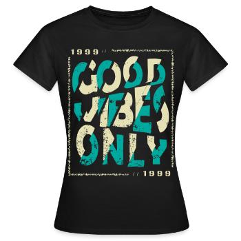 1999 Anniversaire 1999 Millésime 1999 Cadeau 1999 - T-shirt Femme - noir - Devant - AI Model Female 172 dark (172cm)