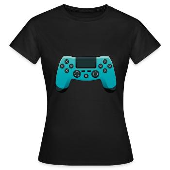 Gamer Contrôleur De Jeu Jouer Jouer Manette - T-shirt Femme - noir - Devant - AI Model Female 172 dark (172cm)