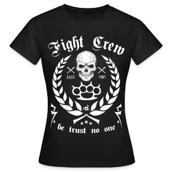 Équipe de combat - T-shirt Femme - noir - Devant - AI Model Female 172 dark (172cm)