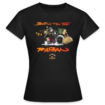 The Wild Guys Rabanauf Bicycle - Women's T-Shirt - black - Front - AI Model Female 172 dark (172cm)
