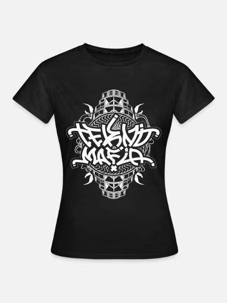 Tekno Mafia Free Party - T-shirt Femme - noir