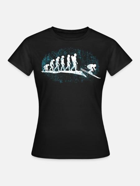 Ski Evolution Ski - T-shirt Femme - noir