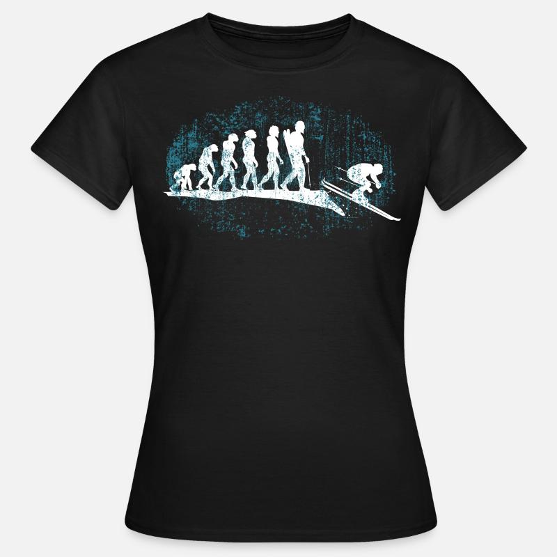 Ski Evolution Ski - T-shirt Femme - noir