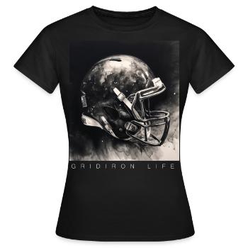 Gridiron Football Touchdown am amerikanischen Spieltag - Frauen T-Shirt - Schwarz - Vorne - AI Model Female 172 dark (172cm)