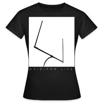 Gridiron Football Touchdown am amerikanischen Spieltag - Frauen T-Shirt - Schwarz - Vorne - AI Model Female 172 dark (172cm)