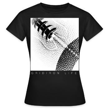 Gridiron Football American Spieltag Touchdown Herzog - Frauen T-Shirt - Schwarz - Vorne - AI Model Female 172 dark (172cm)