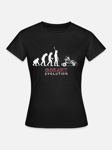 GOKART Evolution - Frauen T-Shirt - Schwarz