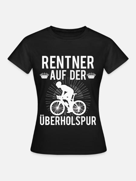 Rentner Rennrad Fahrrad - Frauen T-Shirt - Schwarz