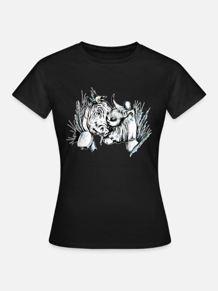 Heren Kuh, Eringer - Frauen T-Shirt - Schwarz