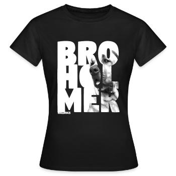 NASSU Broholmer - Frauen T-Shirt - Schwarz - Vorne - AI Model Female 172 dark (172cm)
