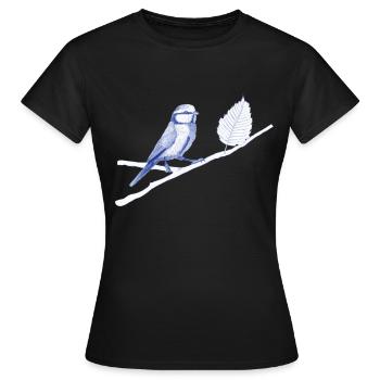 Vogel - Frauen T-Shirt - Schwarz - Vorne - AI Model Female 172 dark (172cm)