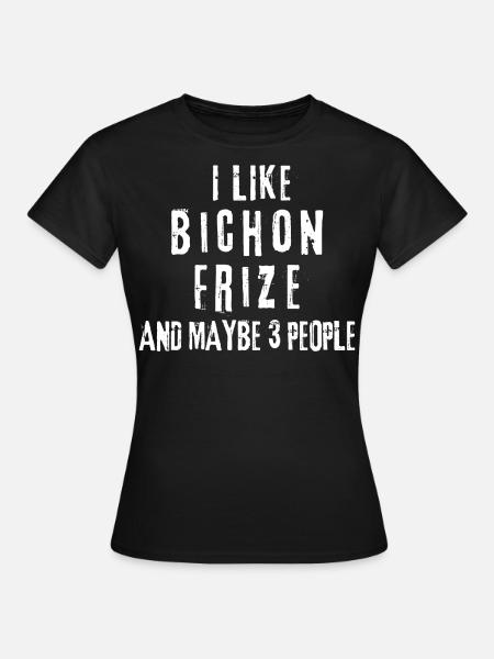 Bichon Frize - Frauen T-Shirt - Schwarz